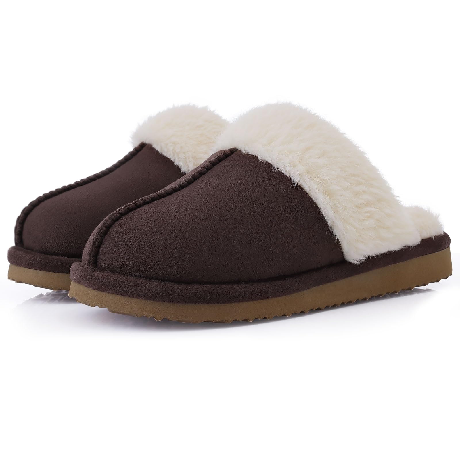 Women's Fuzzy Memory Foam Slippers