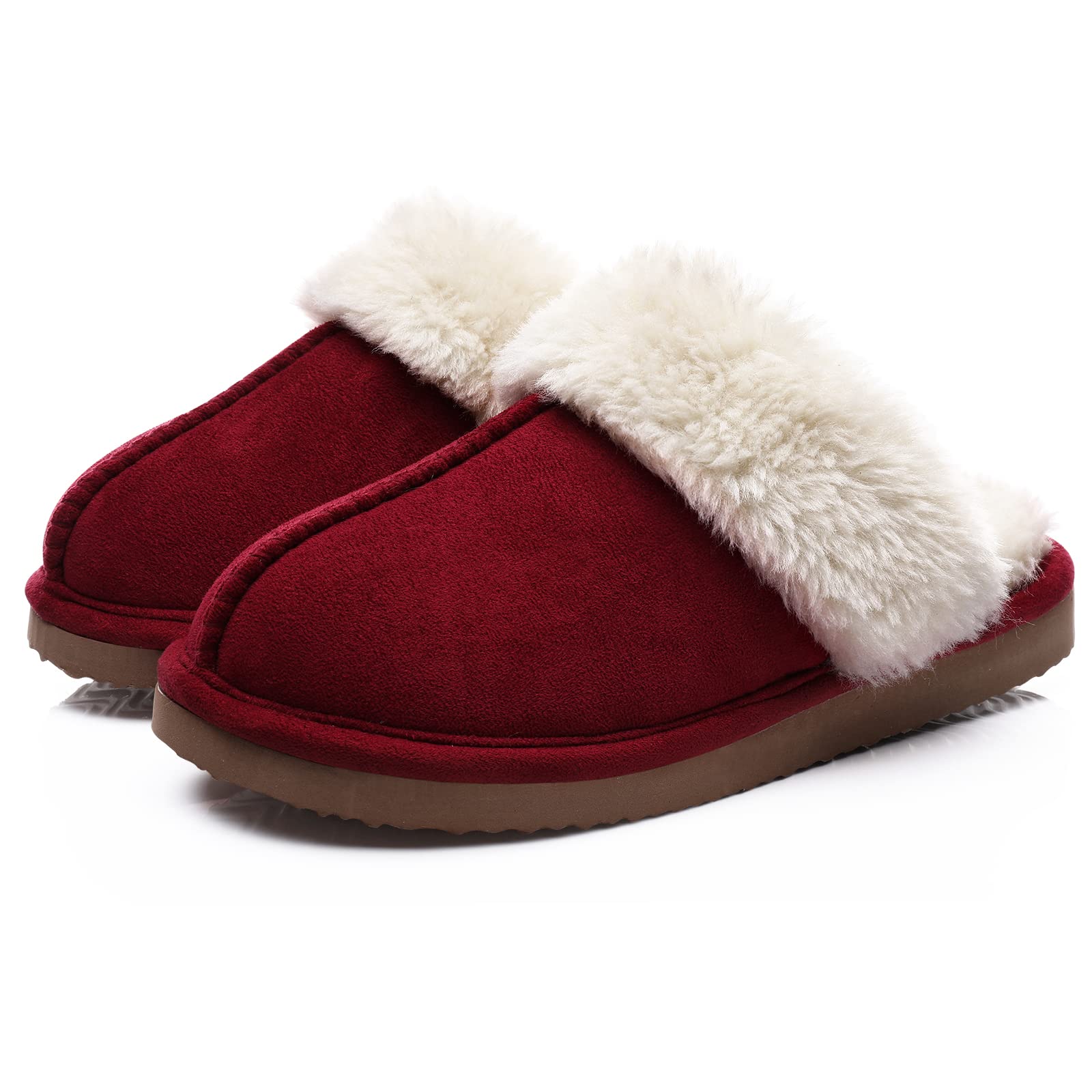 Women's Fuzzy Memory Foam Slippers
