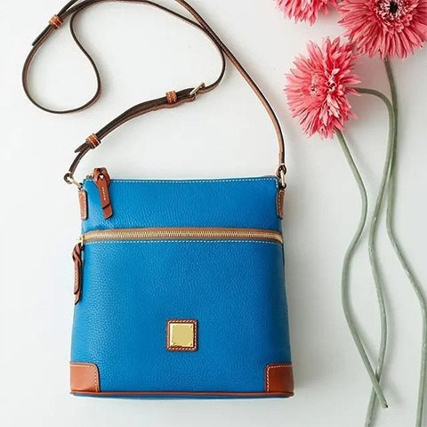 QVC Recommend Pebble Grain Crossbody