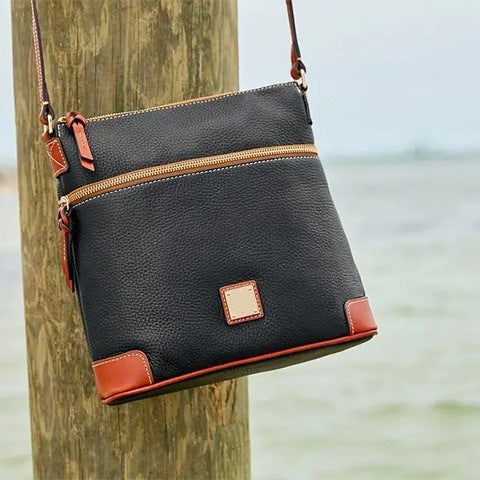 QVC Recommend Pebble Grain Crossbody