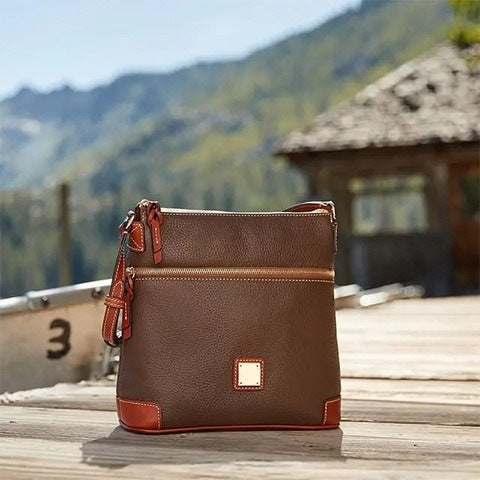 QVC Recommend Pebble Grain Crossbody