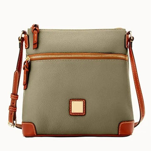 QVC Recommend Pebble Grain Crossbody