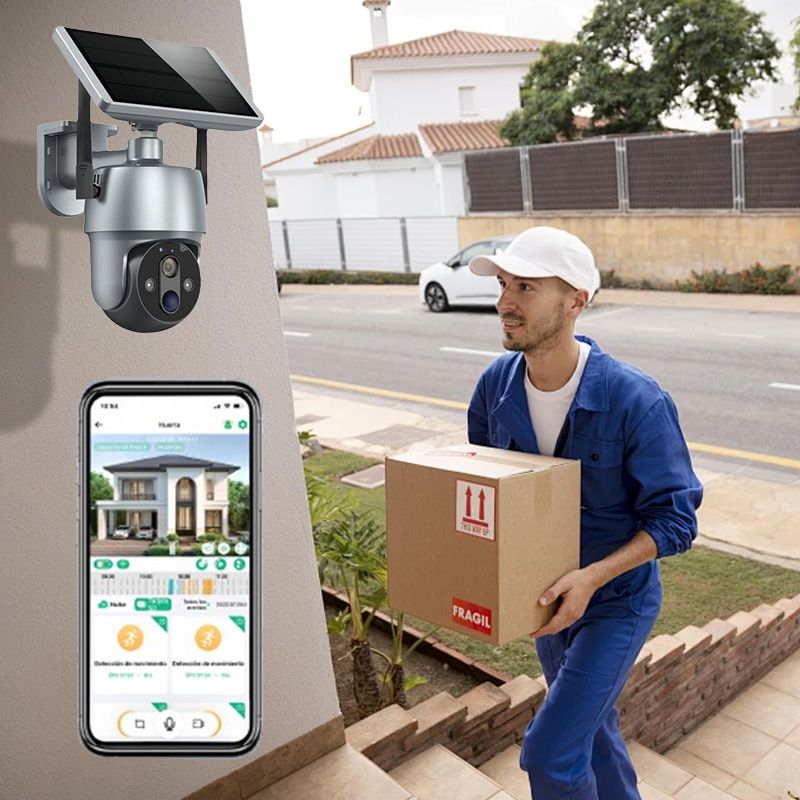 Solar 360-degree Surveillance Camera Full Color Night VisionFree Shipping